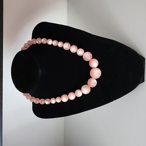 Antique glass beaded necklace